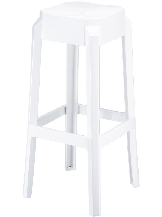 Barstol Fox, hvid blank