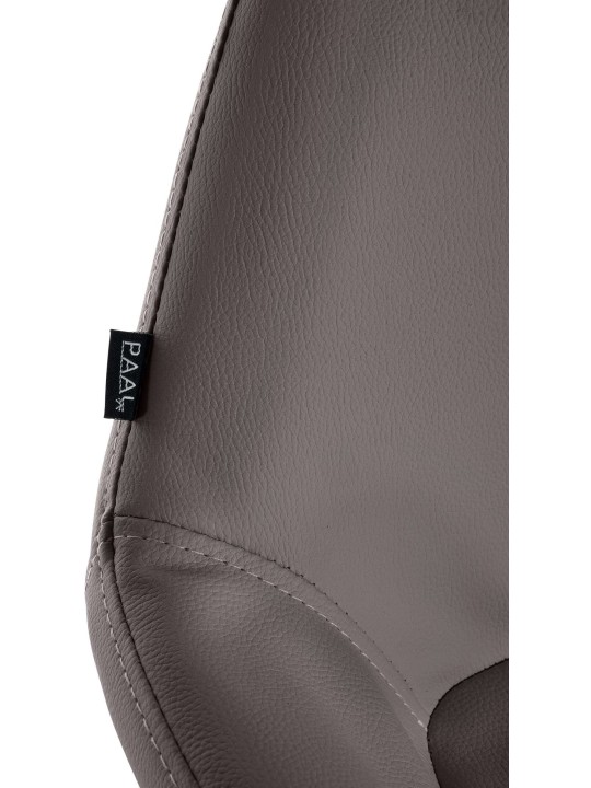 Barstol Braga Gold imiteret læder, brun