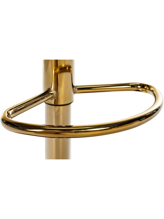 Barstol Braga Gold imiteret læder, sort