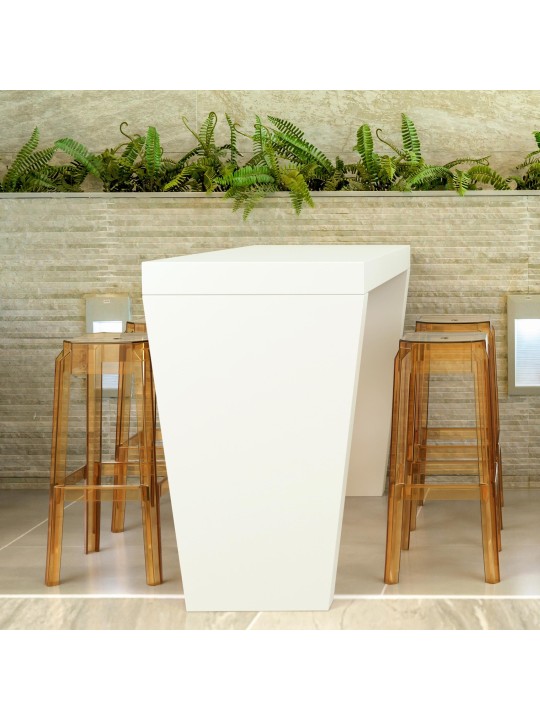 Sæt med 2 barstole Fox, gennemsigtig, rav Sæt med 2 barstole Fox, gennemsigtig, rav