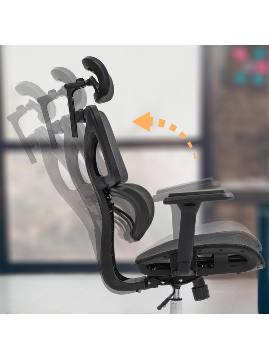 Kontorstol Deshler, sort Kontorstol Deshler, sort