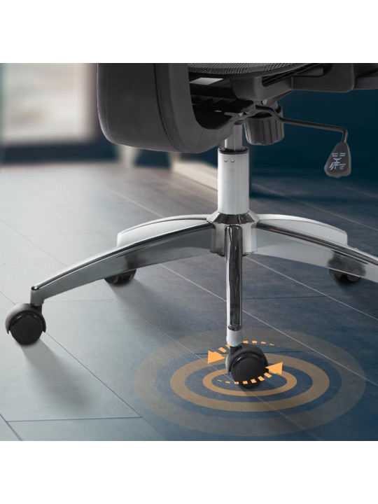 Kontorstol Deshler, grå Kontorstol Deshler, grå