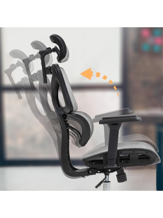 Kontorstol Deshler, grå Kontorstol Deshler, grå