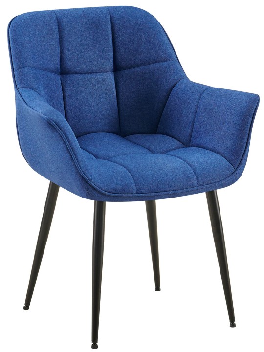 Spisestuestol Roseville stof, blå Spisestuestol Roseville stof, blå