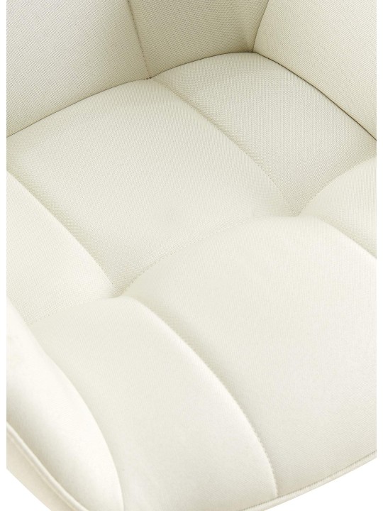 Spisestuestol Roseville stof, creme