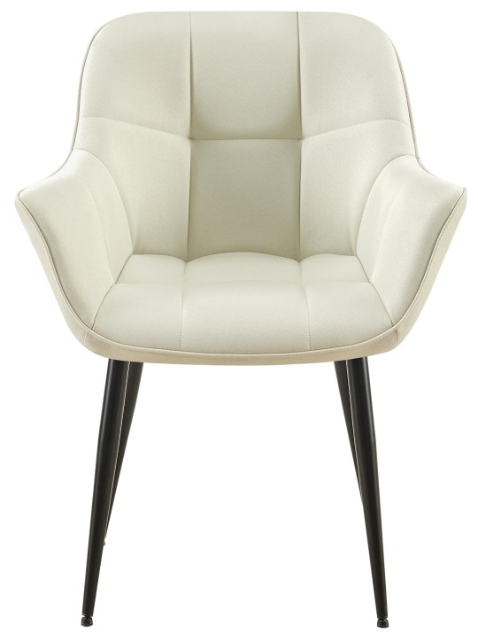 Spisestuestol Roseville stof, creme