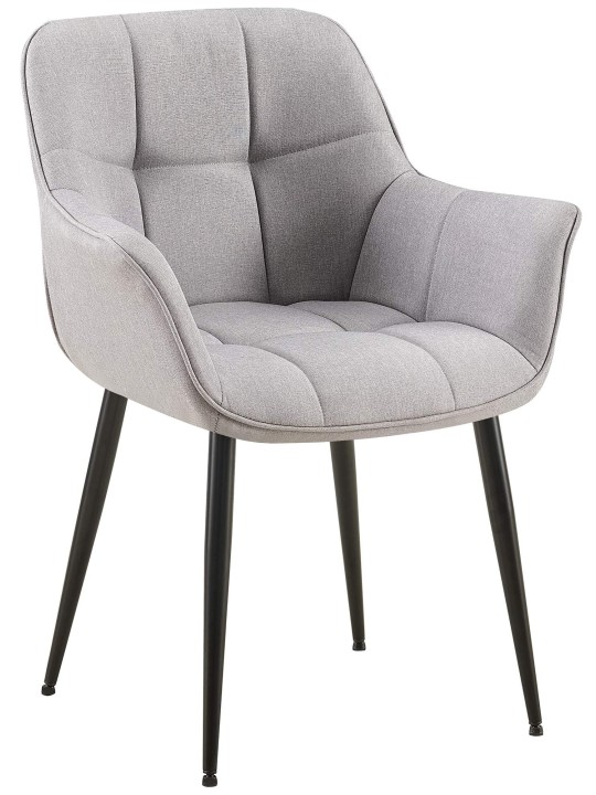 Spisestuestol Roseville stof, grå Spisestuestol Roseville stof, grå