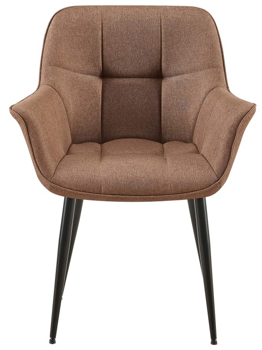 Spisestuestol Roseville stof, taupe