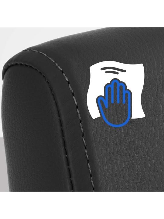 Colmar spisestuestol, sort