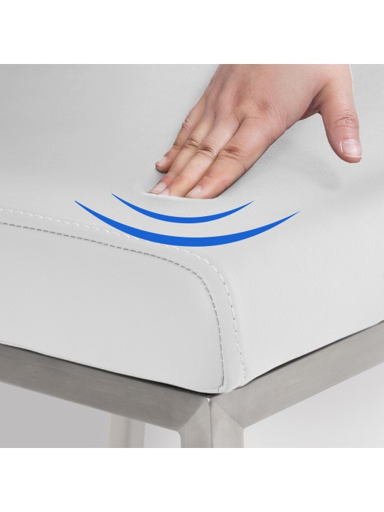 Colmar spisestuestol, hvid