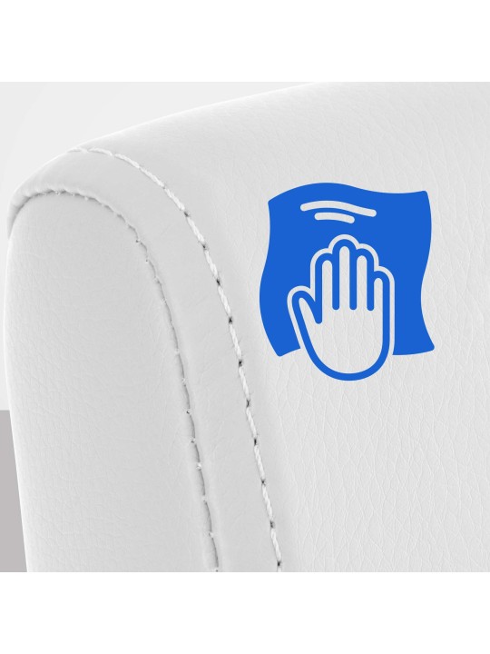 Colmar spisestuestol, hvid