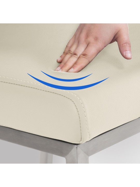 Colmar spisestuestol, creme