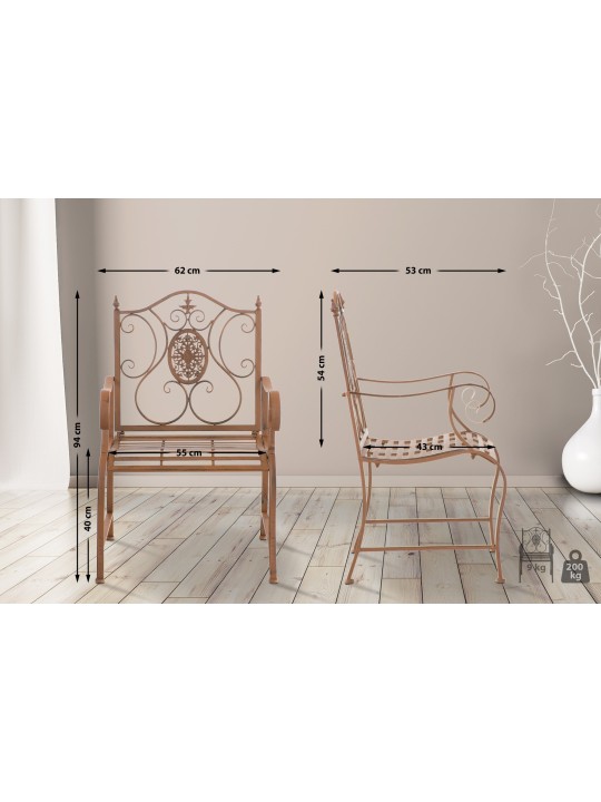 Stol Punjab, antik brun