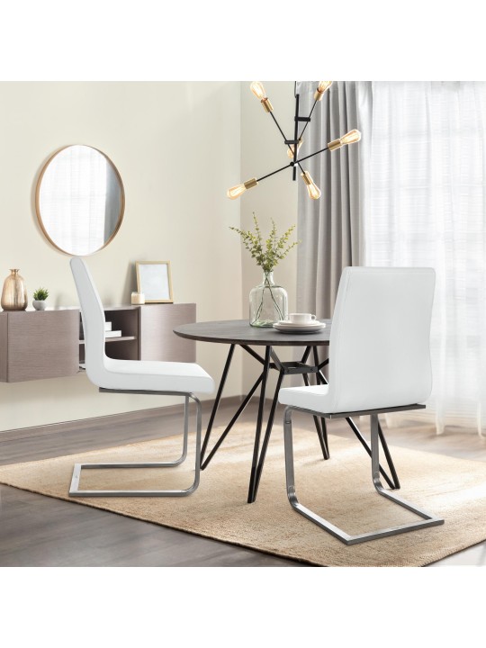 Belfort spisestuestol, hvid