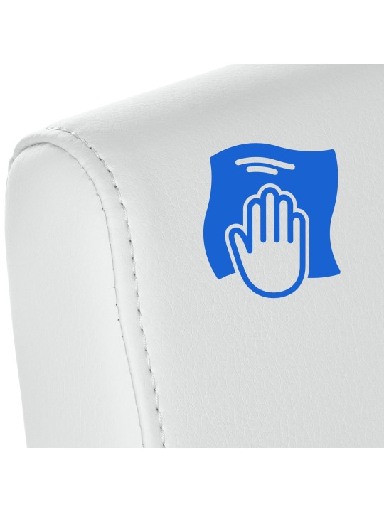 Belfort spisestuestol, hvid