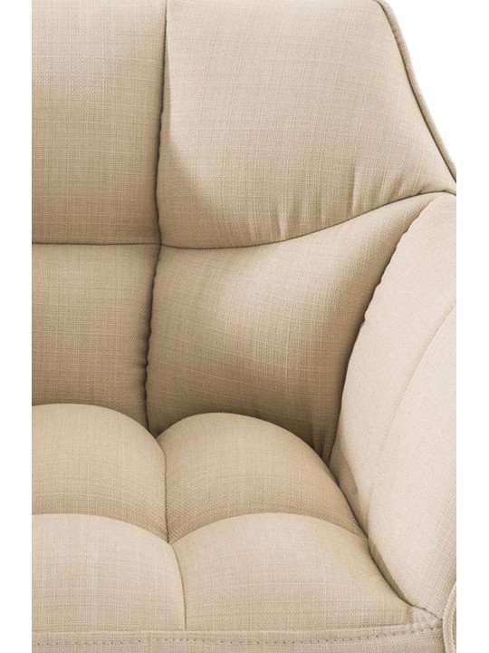 Barstol Damaso B stof med 4 fods stel, creme Barstol Damaso B stof med 4 fods stel, creme