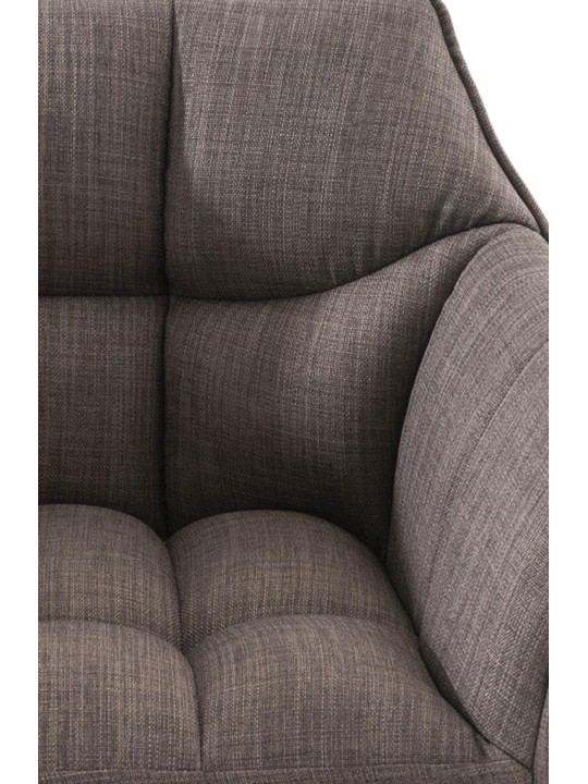 Barstol Damaso B stof med 4 fods stel, grå Barstol Damaso B stof med 4 fods stel, grå