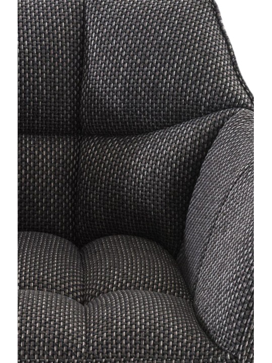 Barstol Damaso B stof med 4 fods stel, titangrå Barstol Damaso B stof med 4 fods stel, titangrå