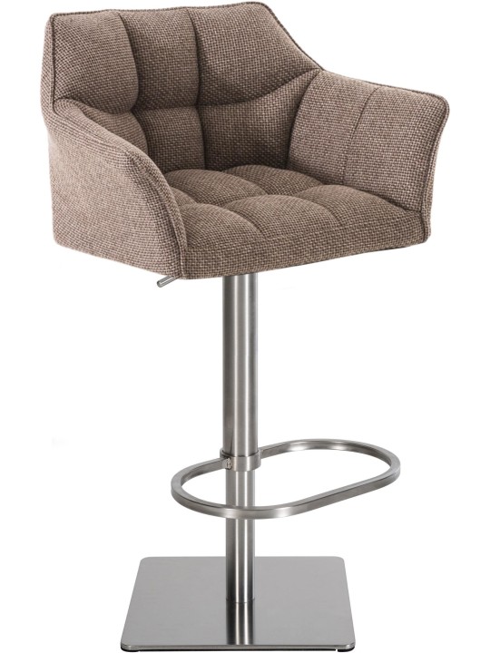 Barstol Damaso E stof, terrabrun