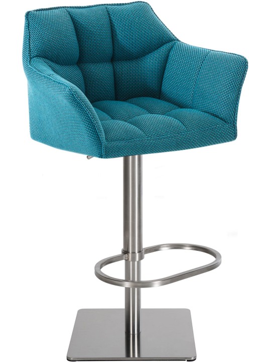 Barstol Damaso E stof, turkis