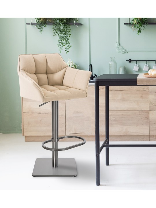 Barstol Damaso E stof, creme