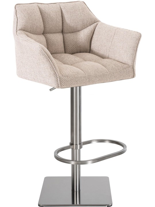 Barstol Damaso E stof, elfenben