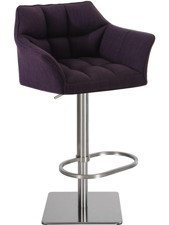 Barstol Damaso E stof, lilla