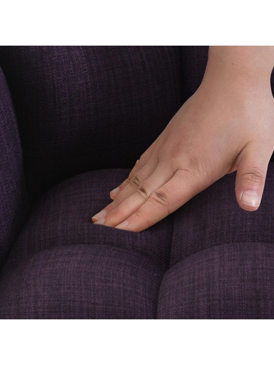 Barstol Damaso B stof, lilla