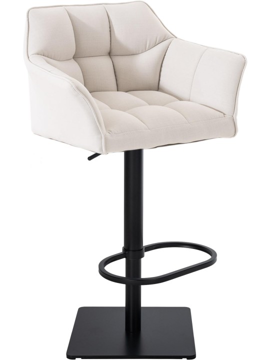 Barstol Damaso B stof, hvid