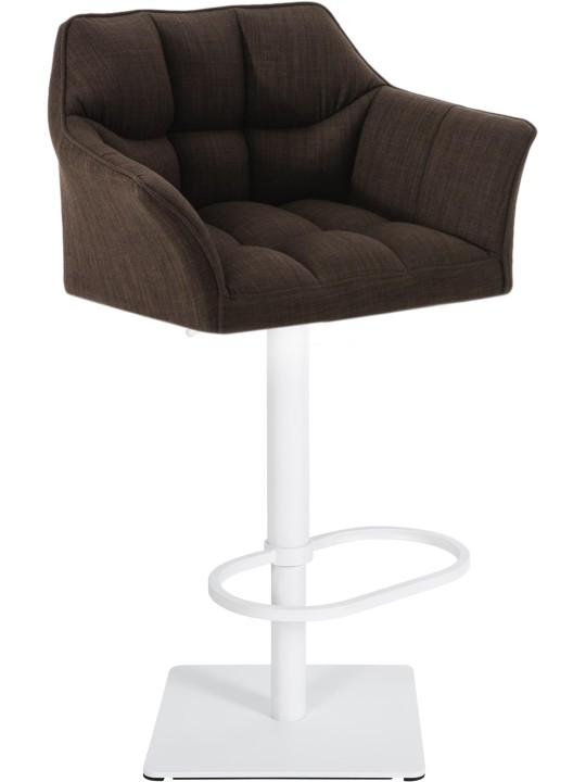 Barstol Damaso W stof, brun