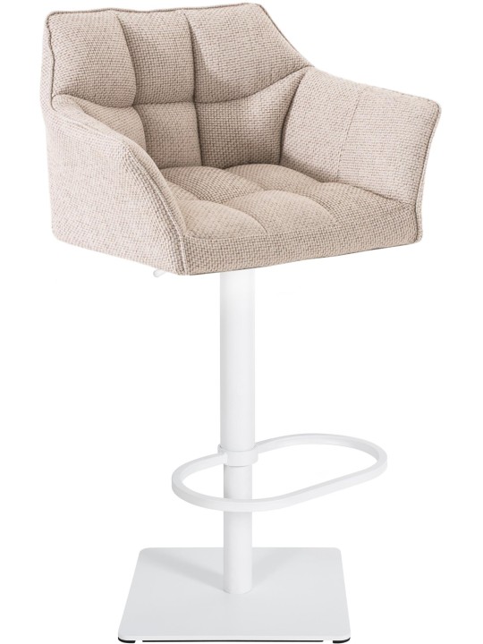 Barstol Damaso W stof, elfenben