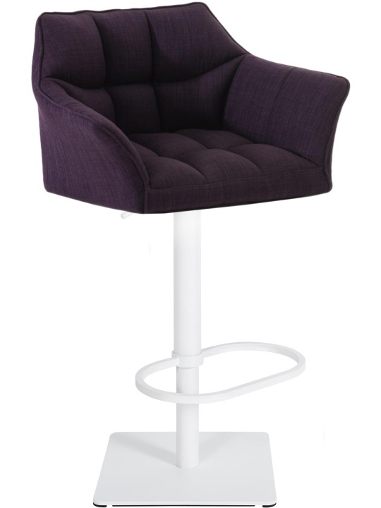Barstol Damaso W stof, lilla