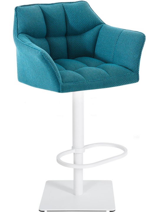 Barstol Damaso W stof, turkis