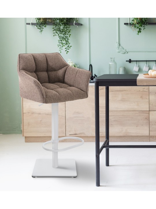 Barstol Damaso W stof, terrabrun Barstol Damaso W stof, terrabrun