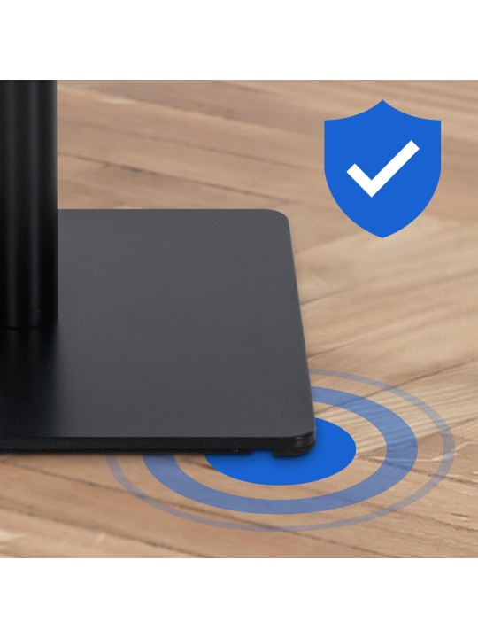 Sæt med 2 barstole Damaso stof, grå