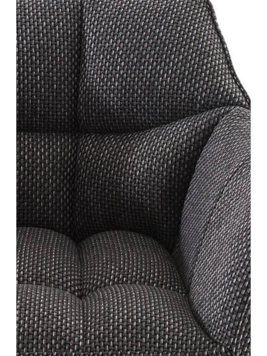 Sæt med 2 barstole Damaso stof, titangrå Sæt med 2 barstole Damaso stof, titangrå