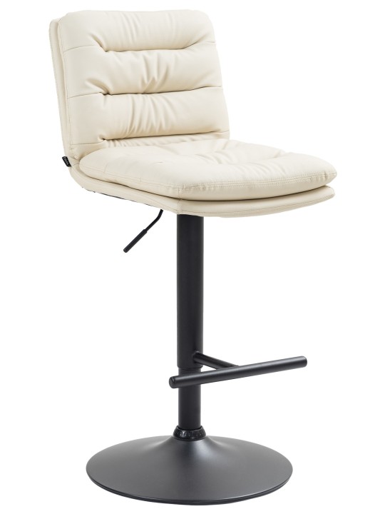 Barstol Damar imiteret læder, creme