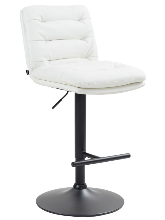Barstol Damar imiteret læder, hvid