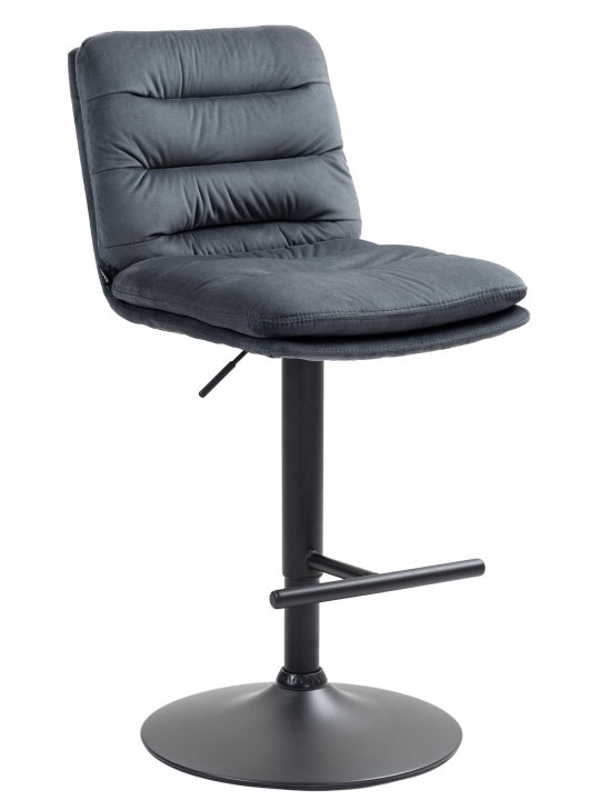Barstol Damar fløjl, mørkegrå Barstol Damar fløjl, mørkegrå