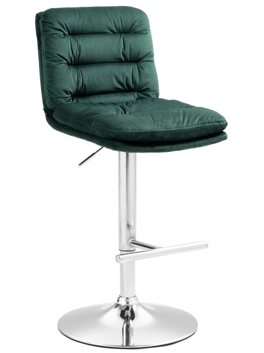 Barstol Damar fløjlskrom, grøn Barstol Damar fløjlskrom, grøn
