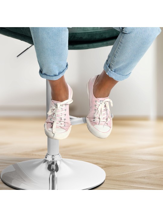 Barstol Damar fløjlskrom, grøn Barstol Damar fløjlskrom, grøn