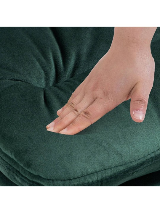 Barstol Damar fløjlskrom, grøn Barstol Damar fløjlskrom, grøn