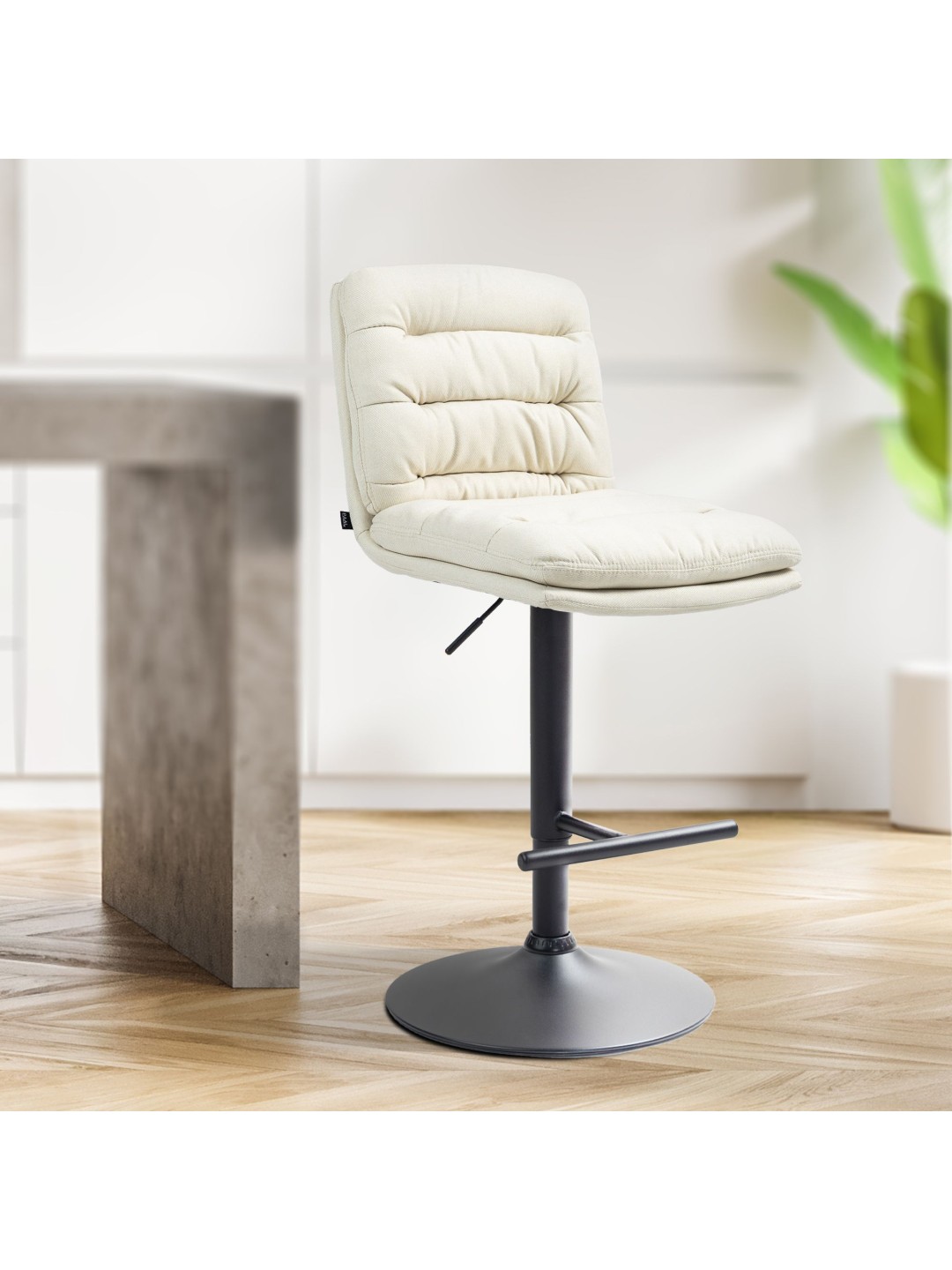 Barstol Damar stof, creme