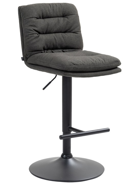 Barstol Damar stof, mørkegrå