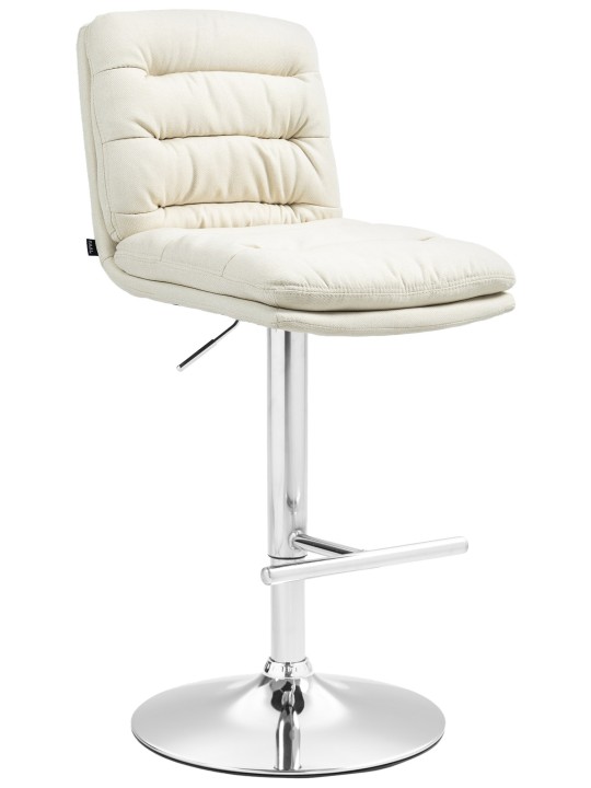 Barstol Damar stof krom, creme Barstol Damar stof krom, creme