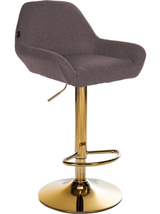 Barstol Braga Guld stof, brun