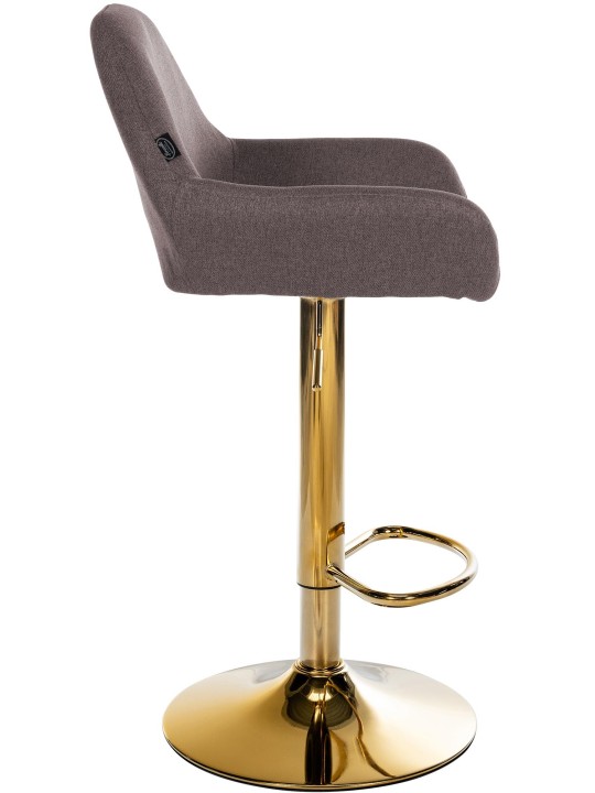 Barstol Braga Guld stof, brun