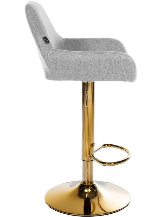 Barstol Braga Guld stof, grå