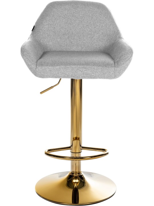 Barstol Braga Guld stof, grå