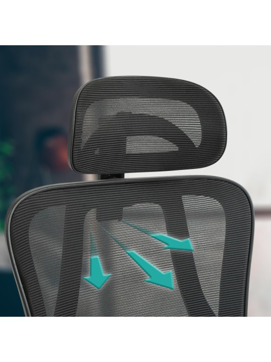 Kontorstol Bryden, sort